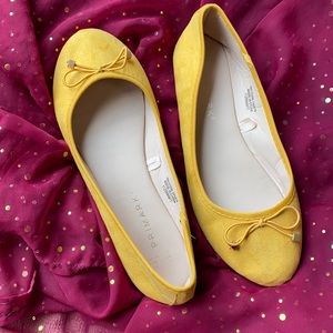 Primark Mustard Flats with lil’ Bows 38 US 7 UK 5